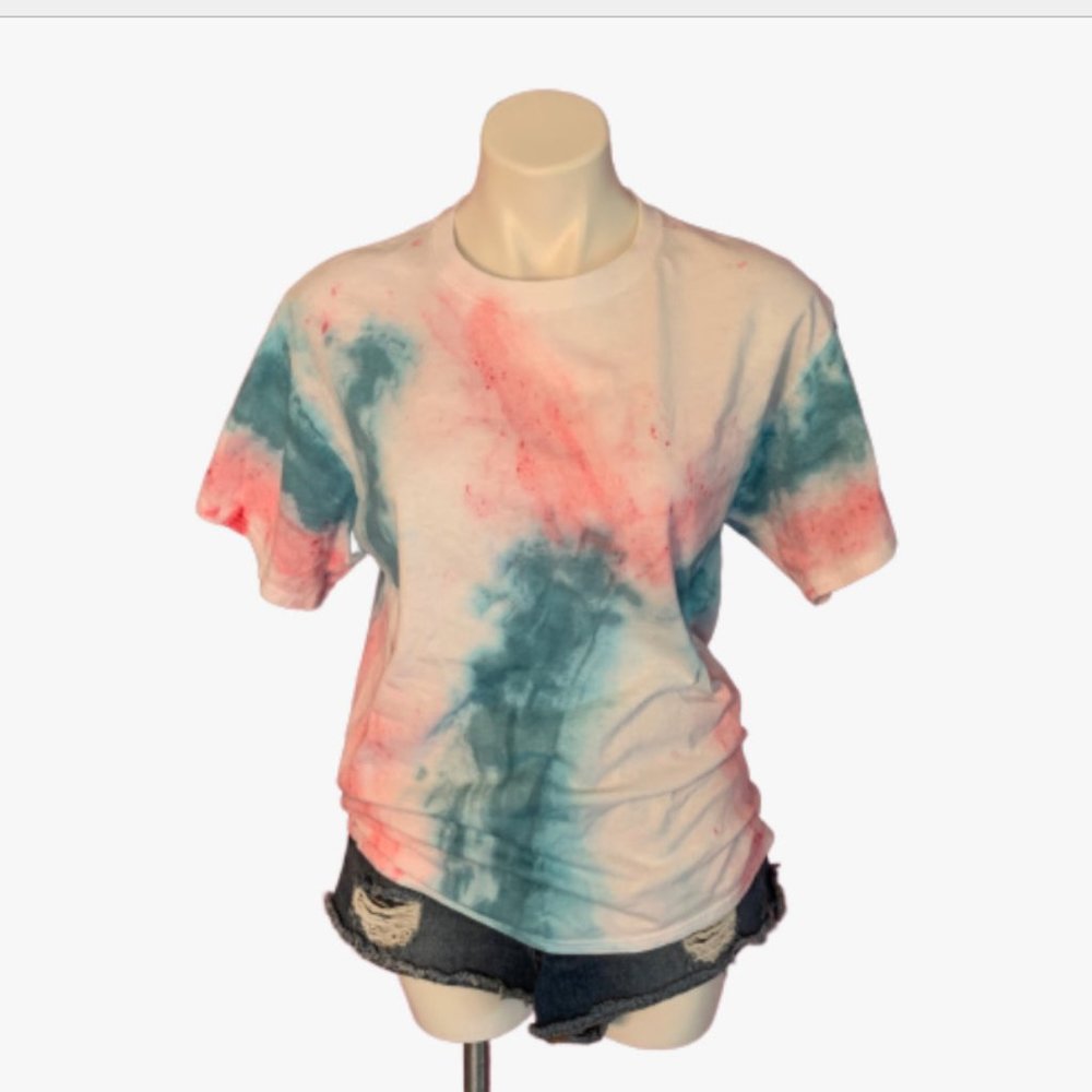 Tye Dye Custom Designed Multi-Color Women's T-Shir
